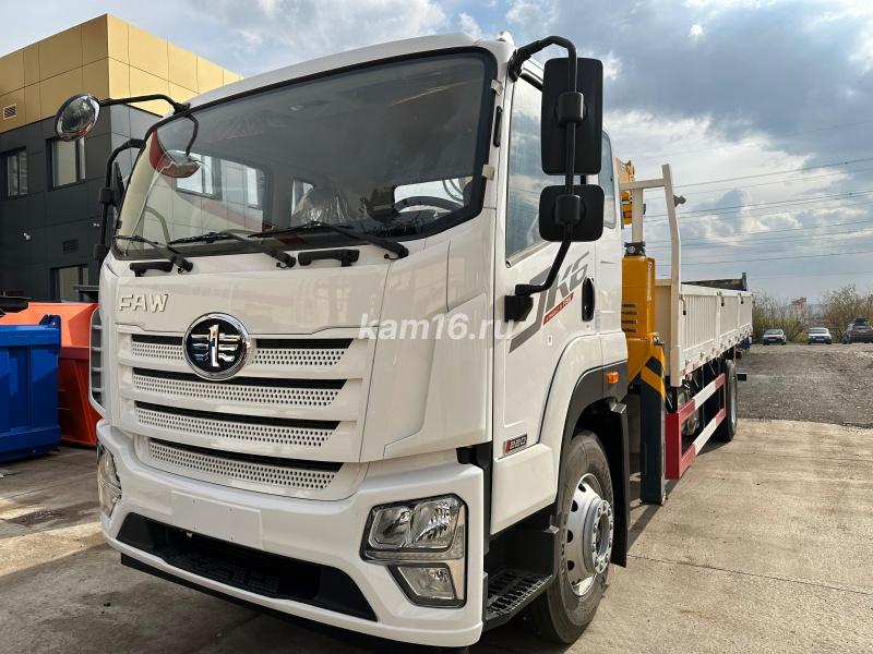 Автомобиль бортовой FAW JK6 КМУ XCMG SQS 157-4