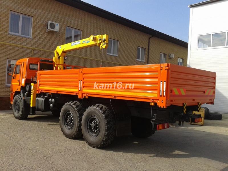КАМАЗ 43118 с кран манипулятором Soosan 513
