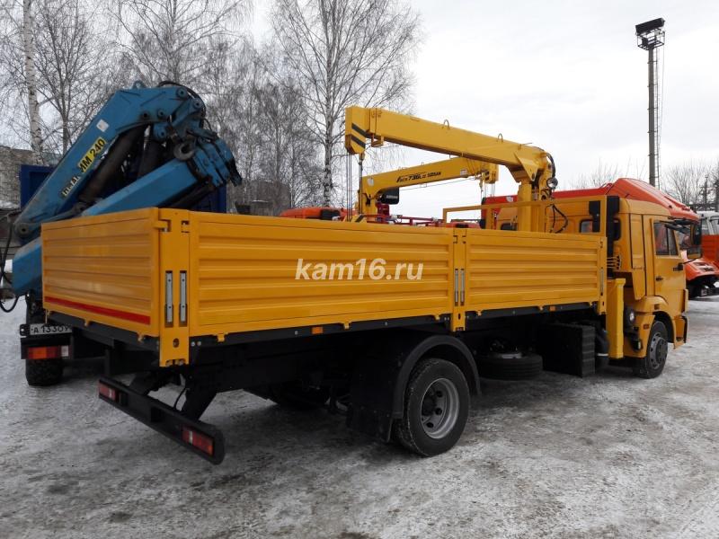 КАМАЗ 4308 с КМУ Soosan 513 5.3 тонн
