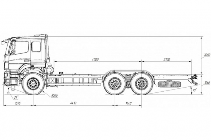 6580-3051-68(Т5) Шасси КамАЗ