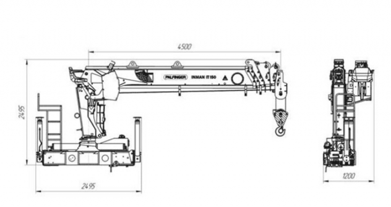 659102-38092-50 Краны-манипуляторы (КМУ) на базе КАМАЗ