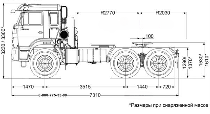65221-26020-53 Тягач КАМАЗ